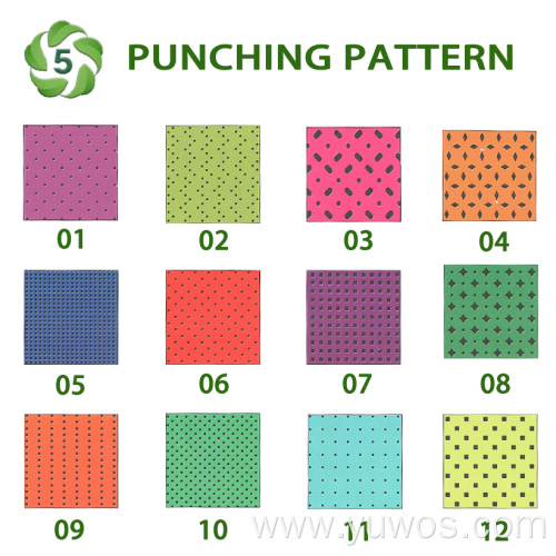 Perforated Punching Natural Rubber Neoprene Sheet